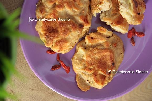 Placki z jabłkami bez glutenu i mleka, szybkie i tanie