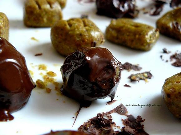 Pralinki pistacjowe