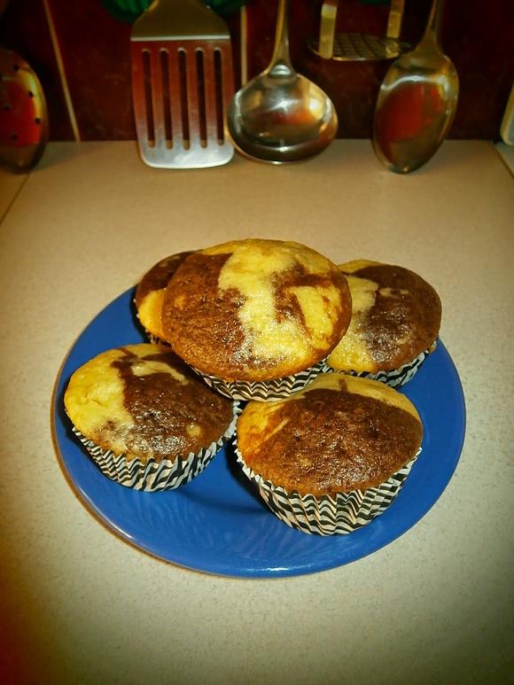 Muffinki marmurkowe