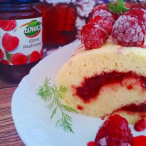 Malinowy omlet grzybek - puszysty i aromatyczny przysmak