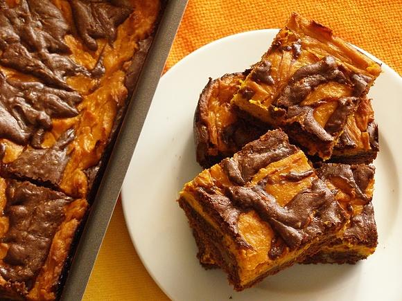 Sernikobrownie z dynią