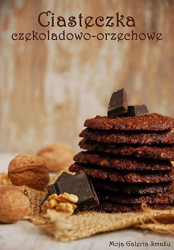 Ciasteczka czekoladowo-orzechowe