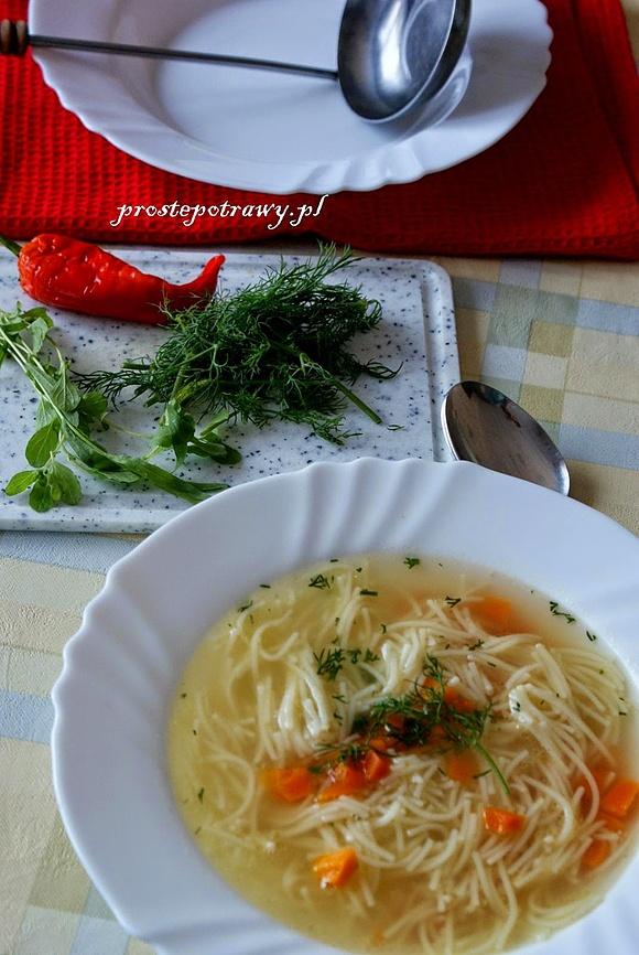 Smaczny rosół z gęsi