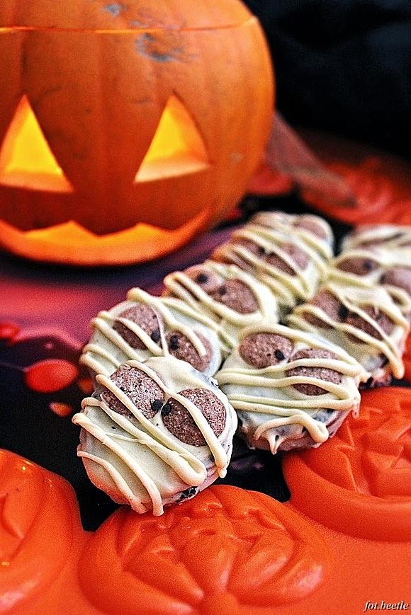 Mumie z Oreo na Halloween