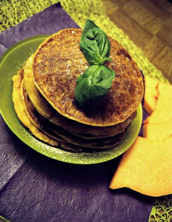 Dyniowe pancakes z nutą kokosową