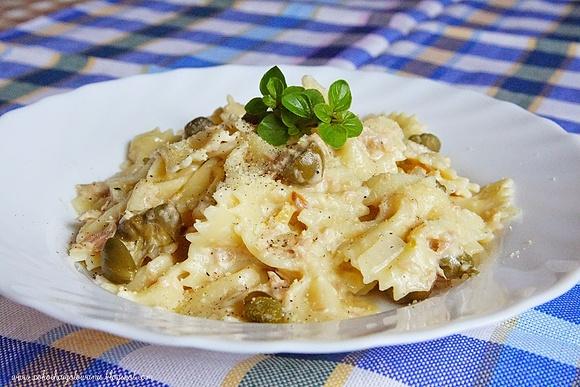 Kokardki z tuńczykiem i mascarpone