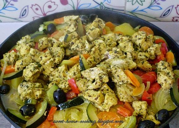 Tagine z kurczakiem i ziemniakami