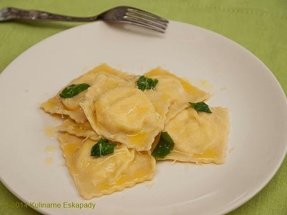 Ravioli z dynią i ricottą
