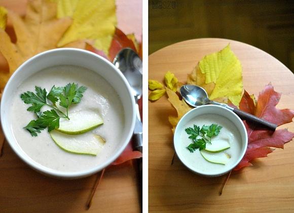 Zupa krem z selera z tahini