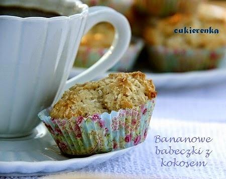 Muffiny bananowo-kokosowe