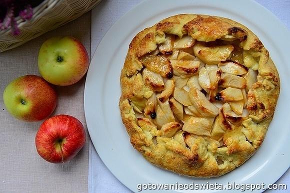 Tarta z jabłkami rustykalna