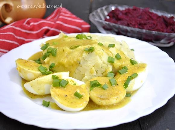 Jajka w sosie musztardowym z curry