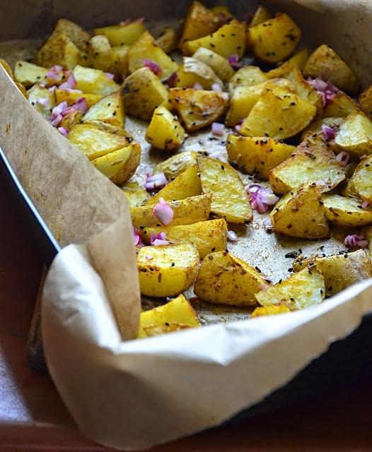 Pieczone ziemniaki w indyjski aromat na zdrowy obiad