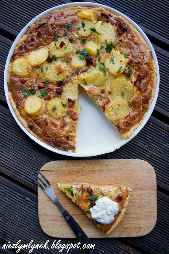Wiejskie quiche z ziemniakami