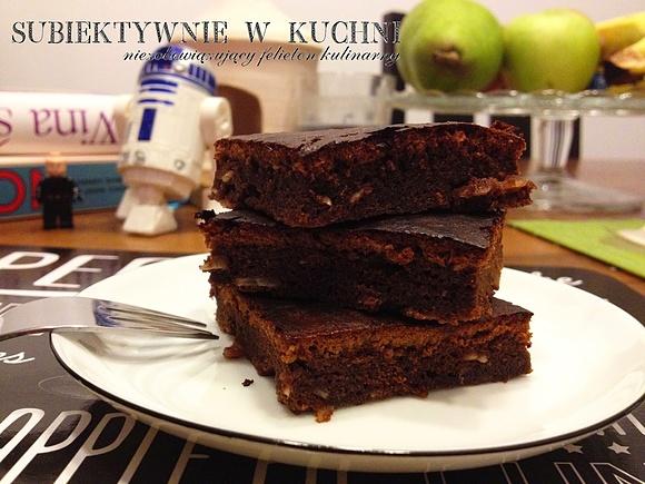 Brownie z czekoladą, bezglutenowe ciasto na deser