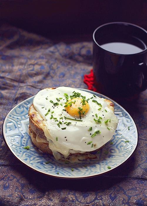 Croque madame czyli śniadanie po francusku