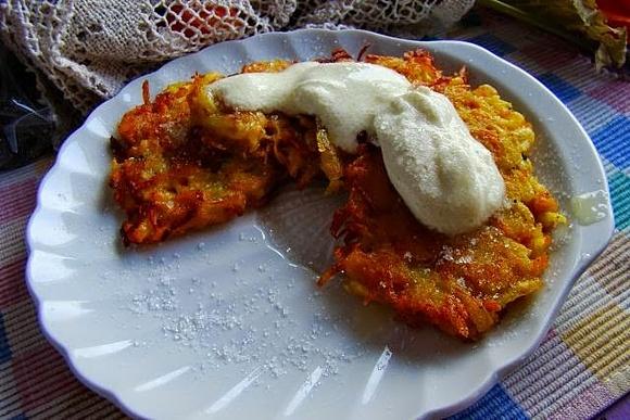 Placuszki dyniowo-ziemniaczane
