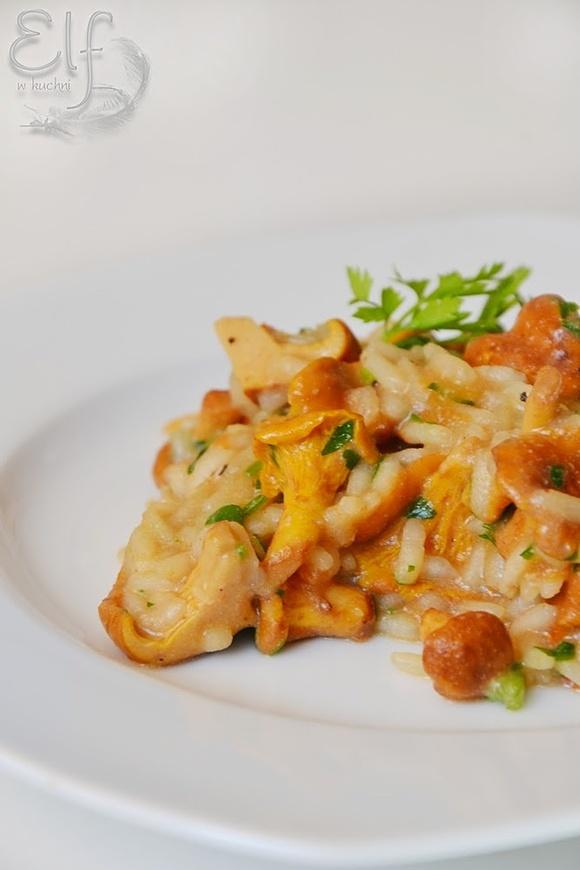 Risotto z kurkami