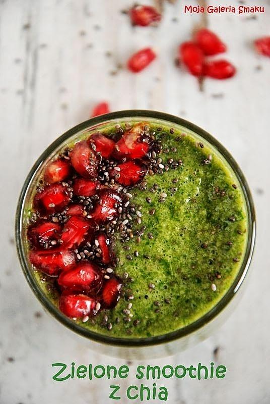 Zielone smoothie z chia