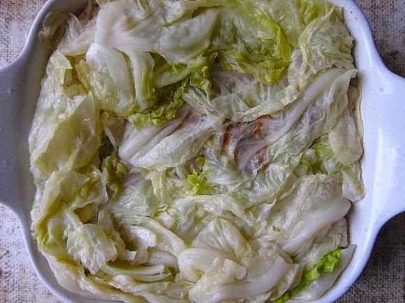 Wege gołąbki w formie lasagne