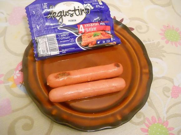 Kiełbaski Śląskie Degustino z patelni