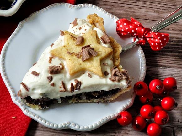 Tarta a'la makowiec na półkruchym spodzie z mascarpone