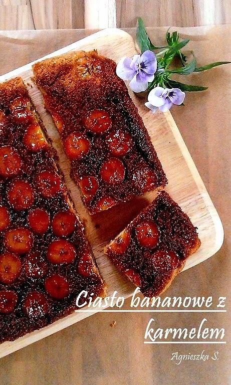 Ciasto bananowe z karmelem