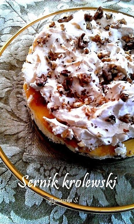 Sernik królestwo serników z brownie i bezą