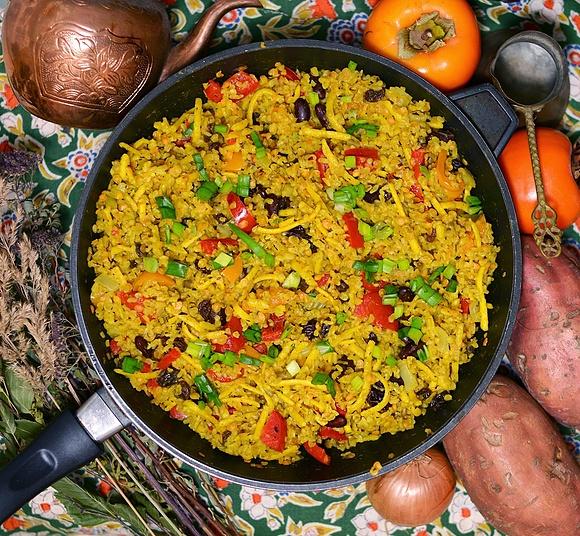 Kasza bulgur z warzywami - szybki obiad