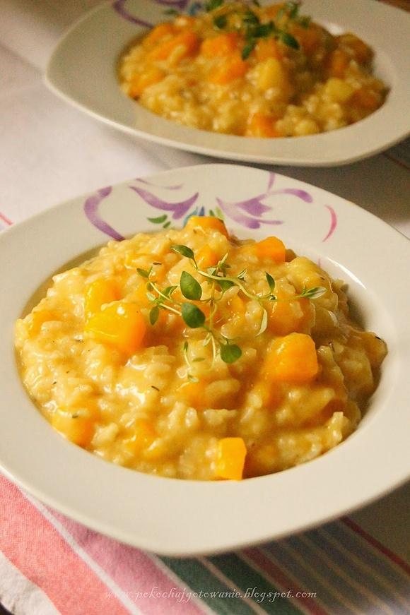 Risotto z dynią i jabłkiem