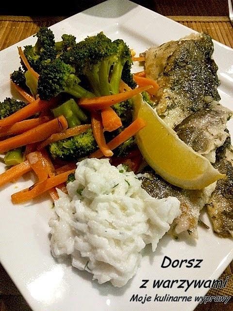 Dorsz z warzywami