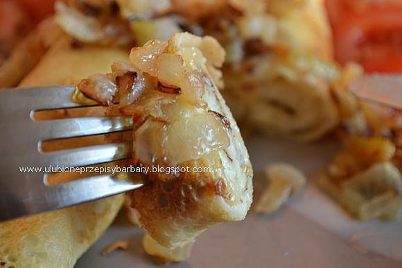 Naleśniki z nadzieniem jak na ruskie pierogi