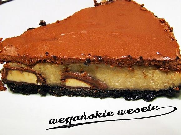 Czekolada żyje (chyba) - tarta słodyczowa