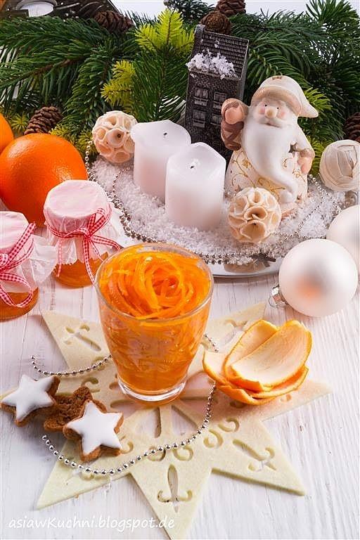 Kandyzowana skórka pomarańczowa Julienne do świątecznych wypieków