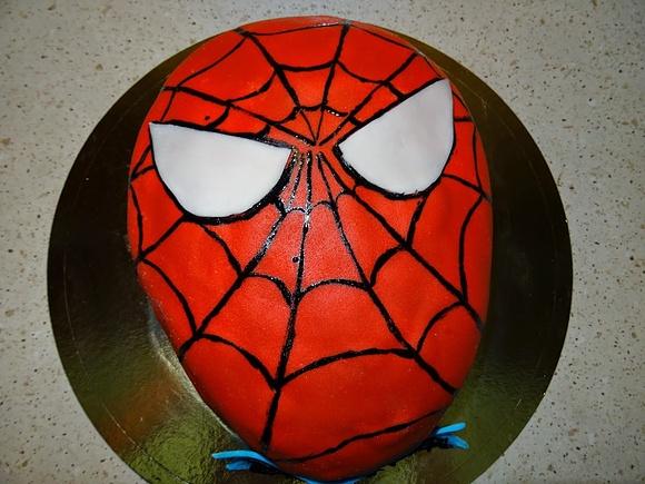 Tort Maska Spidermana