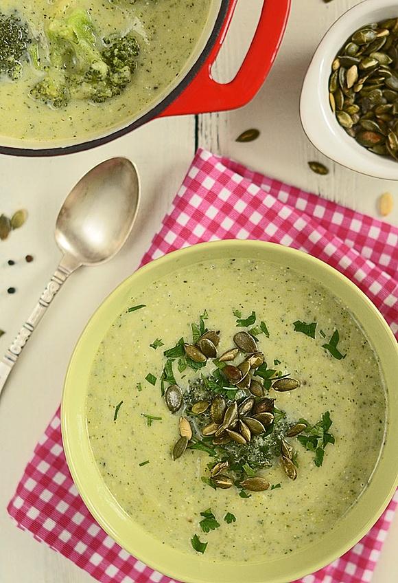 Zupa brokułowa fit