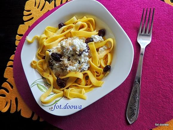 Tagliatelle naleśnikowe z serem