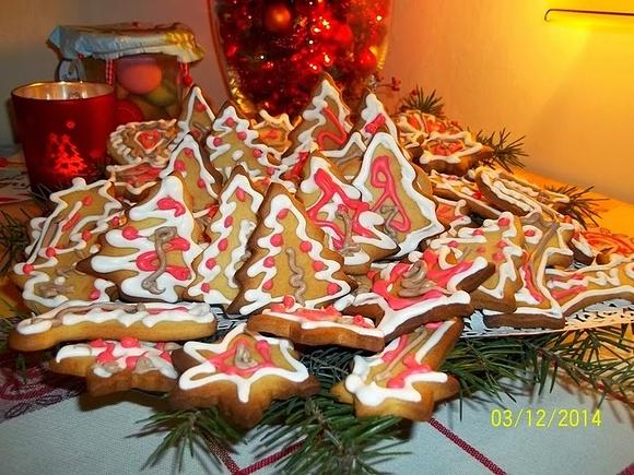 Ciasteczka miodowe na święta i prezentację