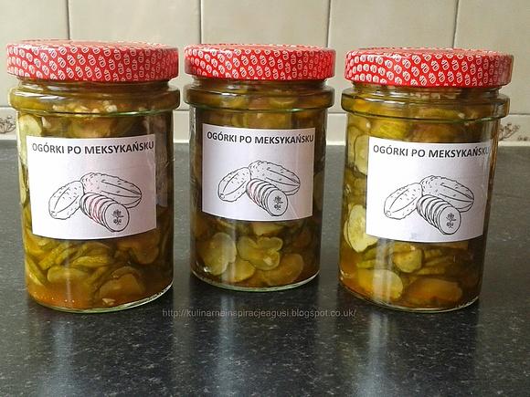 Ogórki po meksykańsku