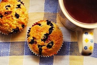 Muffiny z jagodami