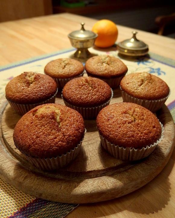 Migdałowo-pomarańczowe muffinki