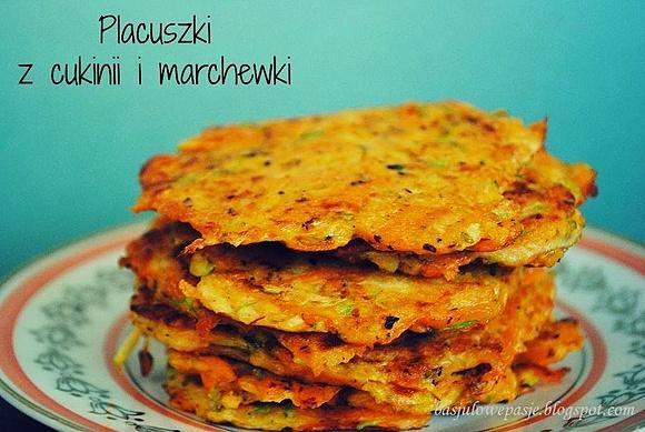 Placuszki cukiniowo-marchewkowe