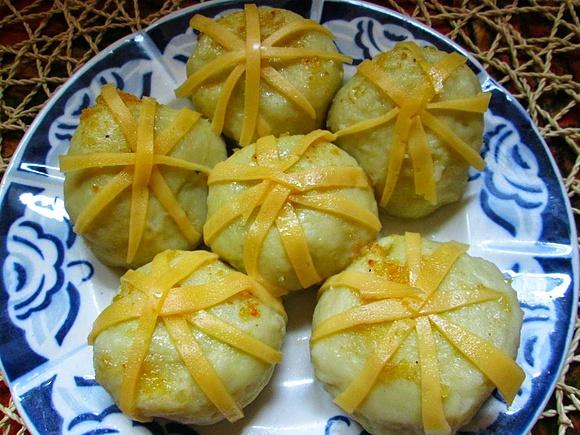 Knedle z pieczarkami