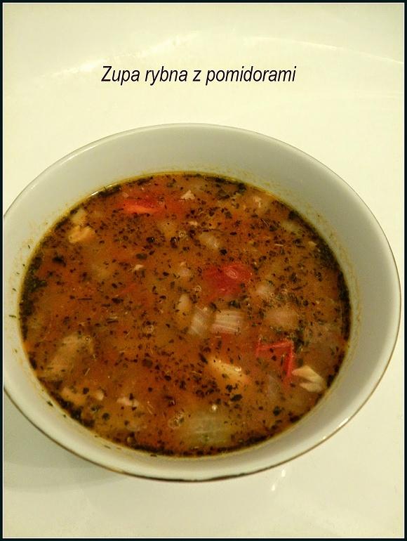 Zupa rybna z pomidorami
