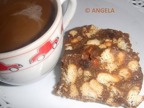 Rolada kawowa - Biscuit coffee roll - Salame al caffè