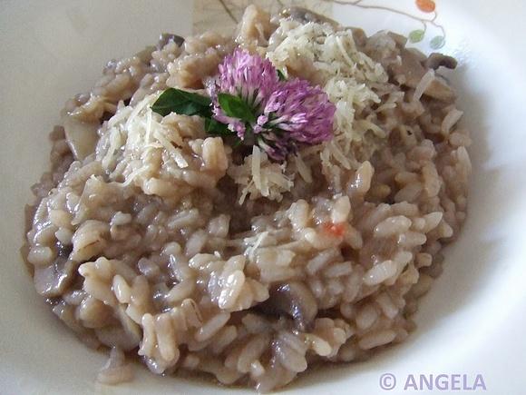 Risotto z pieczarkami