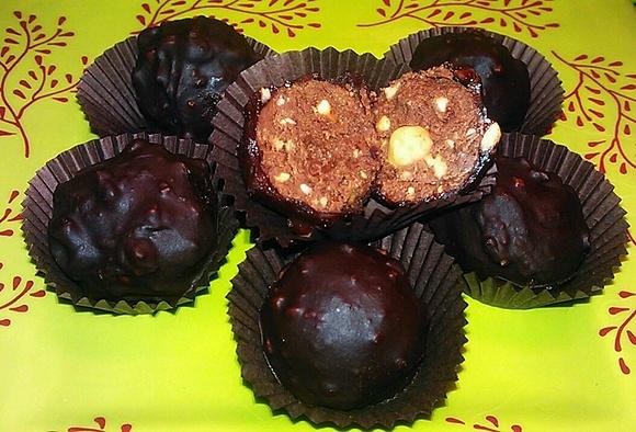 Domowe czekoladki Fererro Rocher