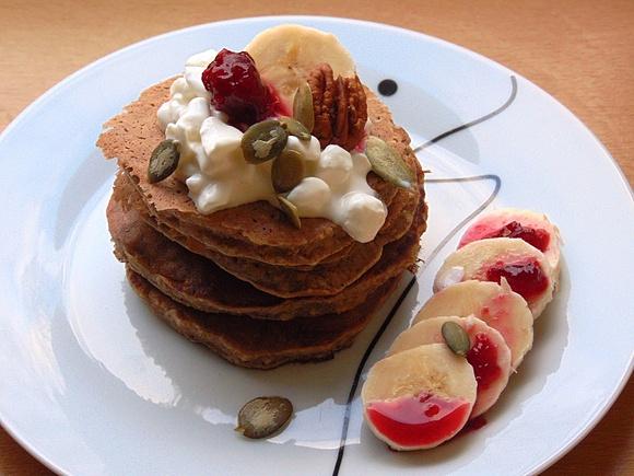 Bananowe owsiane placuszki