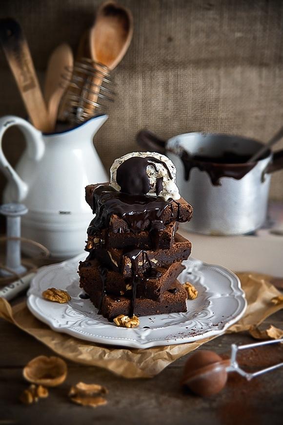 Brownies z orzechami włoskimi
