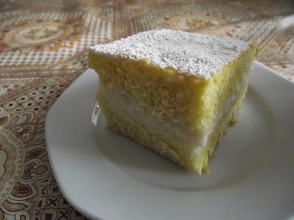 Ciasto olejowe z masą budyniową